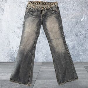 7 For All Mankind Women’s Studded “A” Pocket Bootcut Jeans